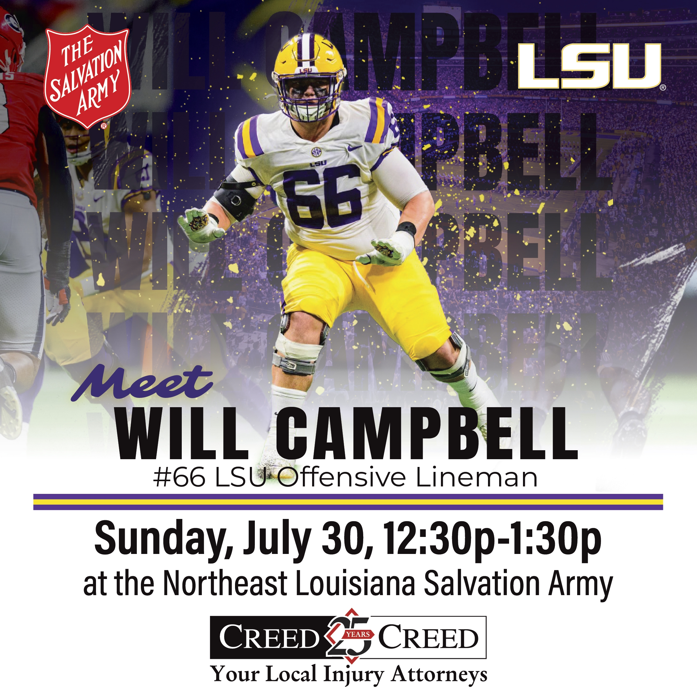 Meet Will Campbell July 30th